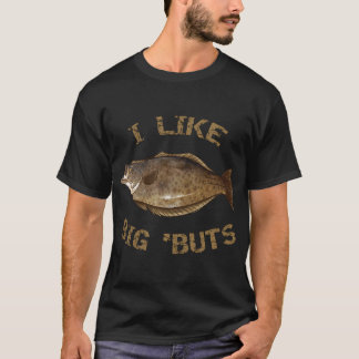 T-shirt J'Aime Gros 'Buts Halibut Pêche Halibut
