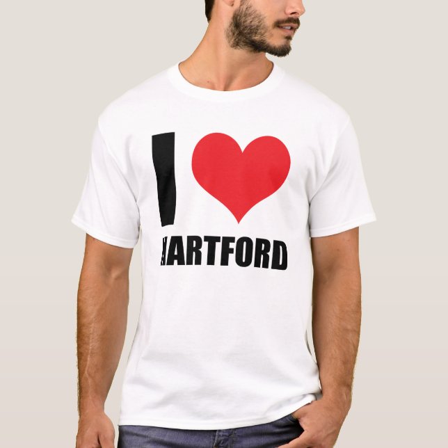 T-shirt J'aime Hartford (Devant)