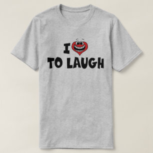 T-shirt J'aime Heart To Laugh - Amateur de Comédie Debout