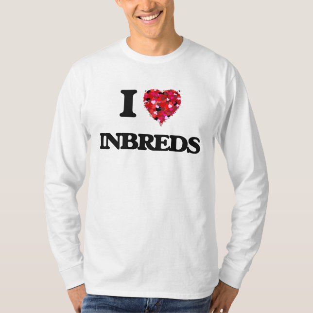 T-shirt J'aime Inbreds (Devant)