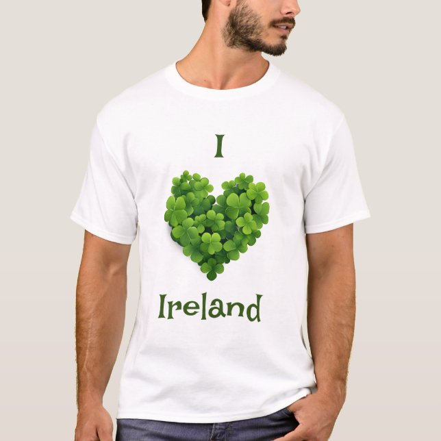 T-shirt J'aime Irlande (Devant)
