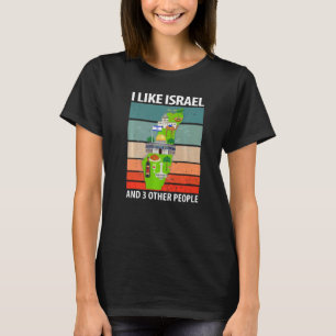 T-shirt J'Aime Israël Et 3 Autres Personnes