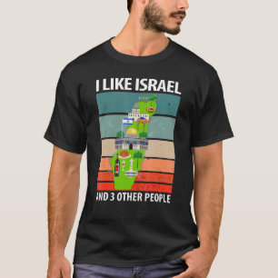 T-shirt J'Aime Israël Et 3 Autres Personnes