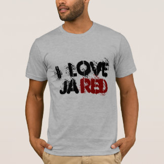 T-shirt j'aime, ja, rouge