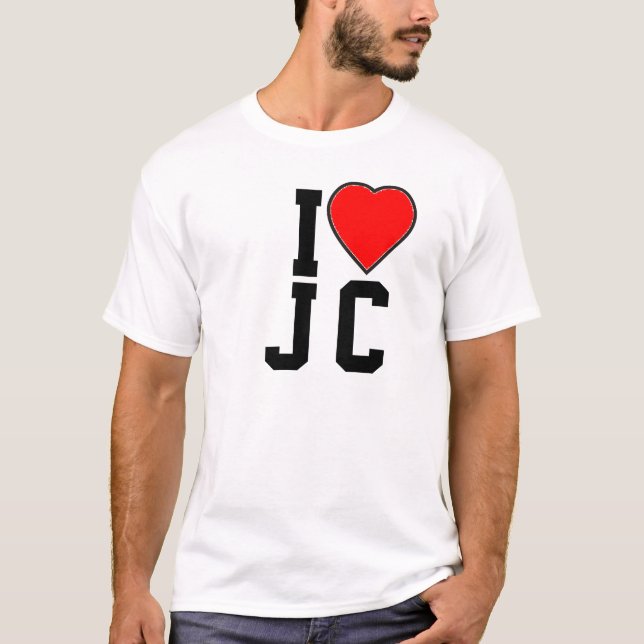 T-SHIRT J'AIME JC (Devant)