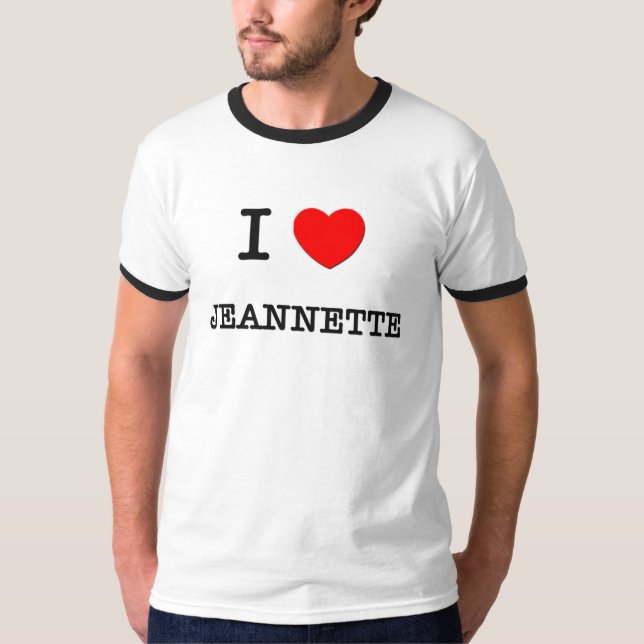 T-shirt J'aime Jeannette (Devant)