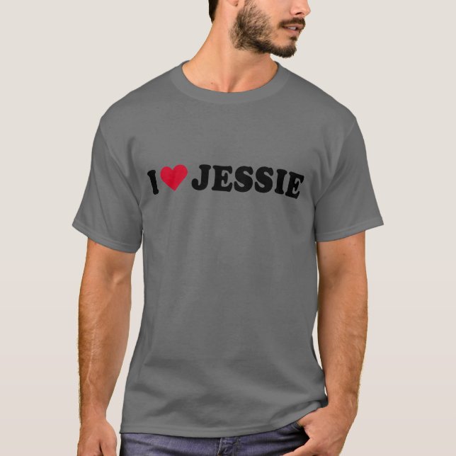 T-SHIRT J'AIME JESSIE (Devant)