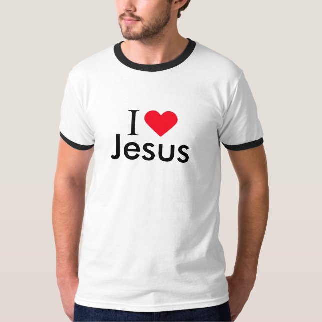 T-SHIRT J'AIME JÉSUS (Devant)
