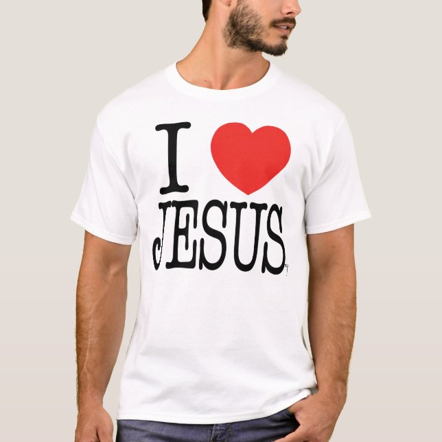 T-shirt J'aime Jésus (Devant)