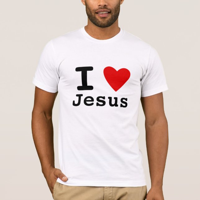 T-shirt J'aime Jésus (Devant)