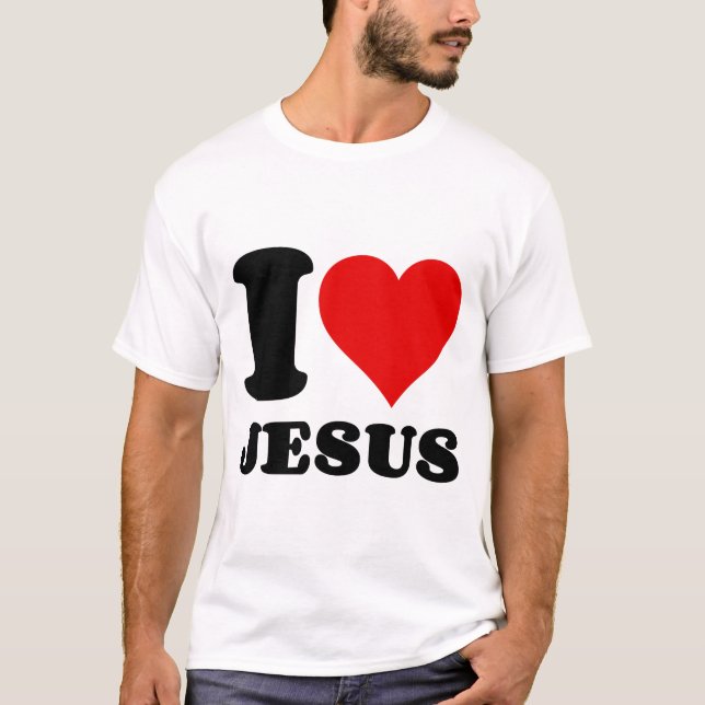 T-shirt J'aime Jésus (Devant)