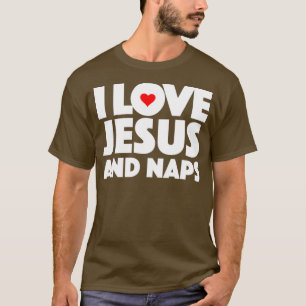 T-shirt j'aime jésus et siestes Eglise religieuse