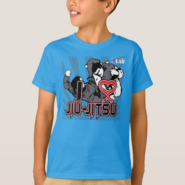 T-shirt J'aime Jiu-Jitsu (Devant)
