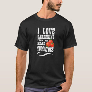 T-shirt J'Aime Jouer De Ma Tête À Mes Toes Tomates