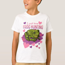 T-shirt J'Aime Juste La Chasse Aux Grenouilles