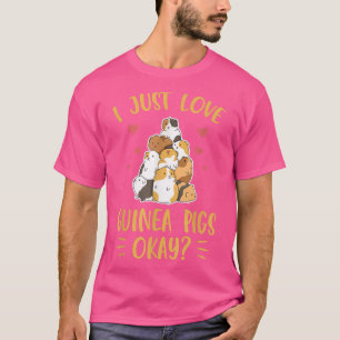 T-shirt J'aime juste les cobayes ok Conception pour une Gu