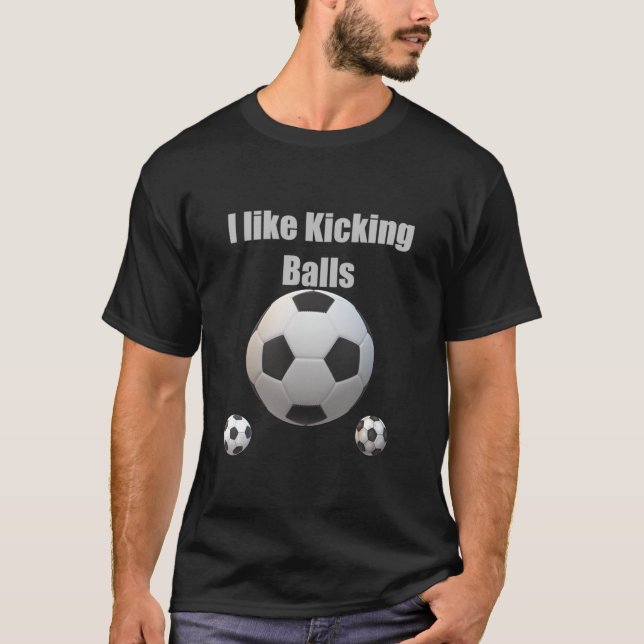 T-shirt J'aime Kicking Balls (Devant)