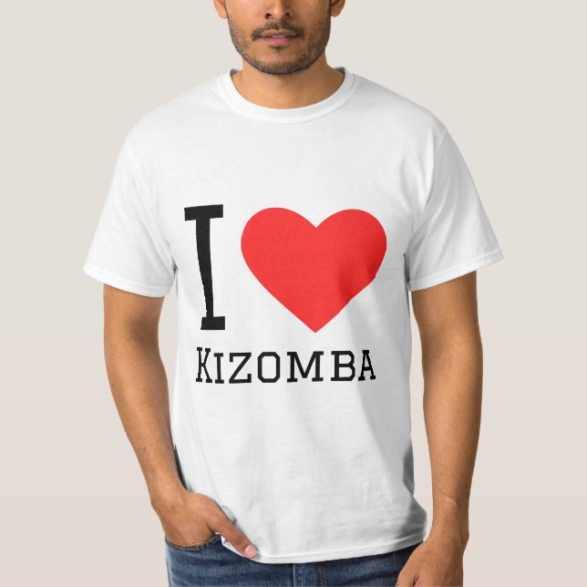 T-shirt J'aime kizomba (Devant)