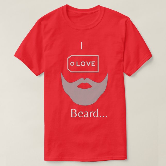 T-shirt J'aime la barbe 2 (Design devant)