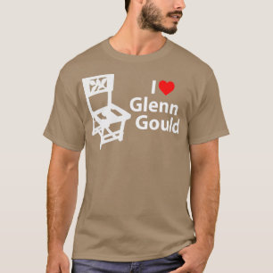 T-shirt J'aime la chaise Glenn Gould 