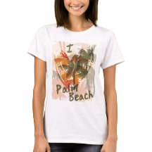 J'aime la chemise d'amusement de Palm Beach