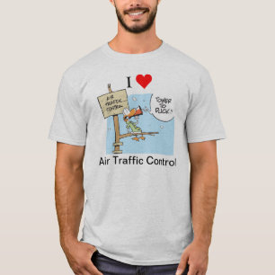 T-shirt J'aime la chemise de bande dessinée de contrôle