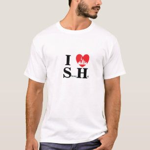 T-shirt J'aime la chemise de Changhaï