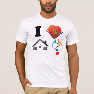 T-shirt J'aime la chemise de musique de Chambre