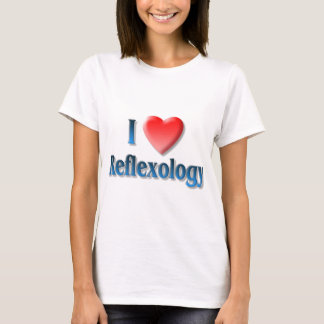 T-shirt J'aime la chemise de réflexothérapie