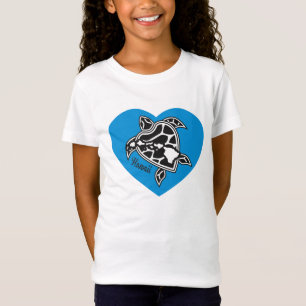 T-Shirt J'aime la chemise d'Hawaï - tortue d'îles d'Hawa