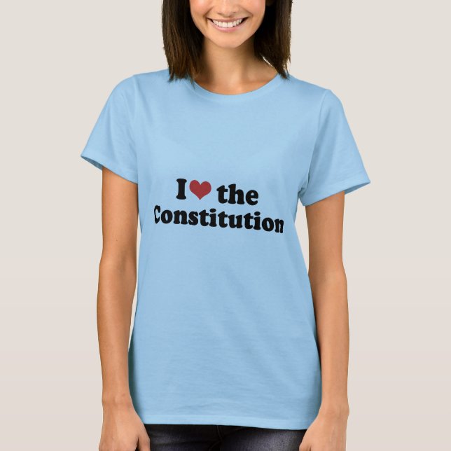 T-shirt J'AIME LA CONSTITUTION - .png (Devant)