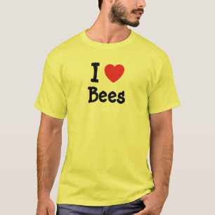 T-shirt J'aime la coutume du coeur des abeilles