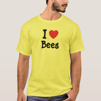 T-shirt J'aime la coutume du coeur des abeilles