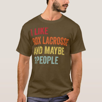 T-shirt J'Aime La crosse De Boîte Peut-Être 3 Personnes