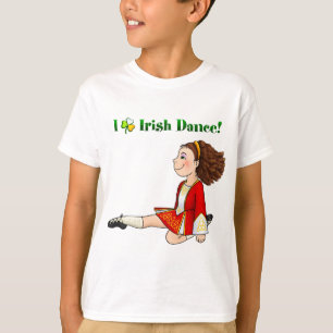 T-shirt J'aime la danse d'Irlandais