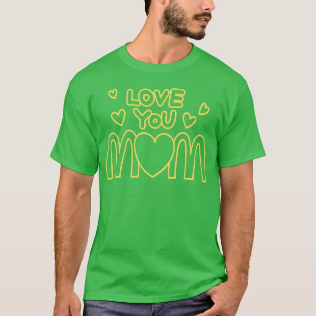 T-shirt j'aime la famille mère (Devant)