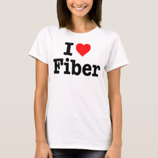 T-SHIRT "J'AIME LA FIBRE "