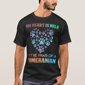 T-shirt J'aime la fille Pomeranian
