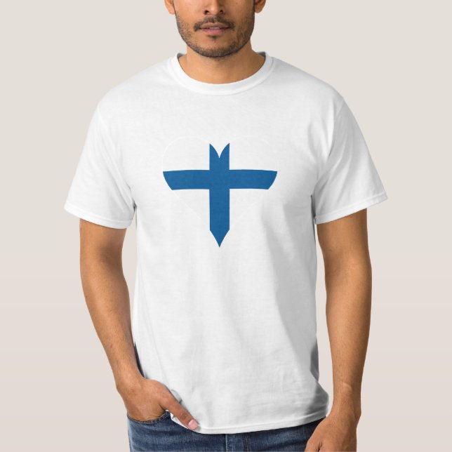 T-shirt J'aime la Finlande (Devant)
