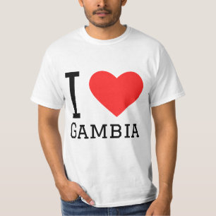 T-shirt J'aime la Gambie
