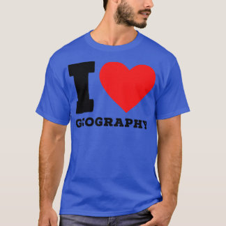 T-shirt J'aime la géographie 3