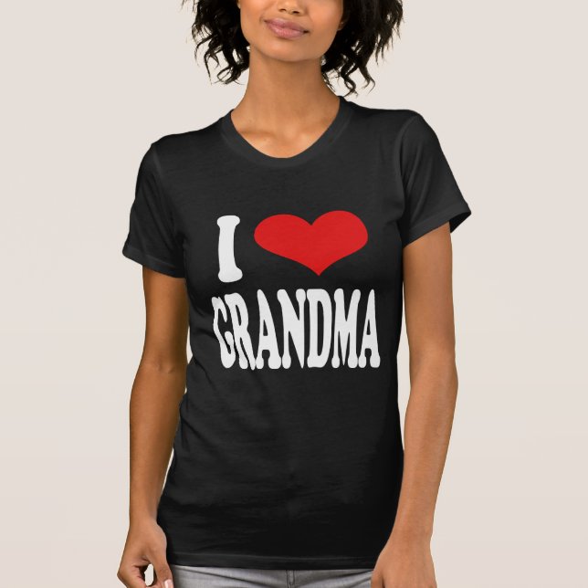 T-shirt J'aime la grand-maman (Devant)