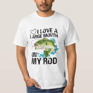 T-shirt J'aime la grande bouche sur ma verge
