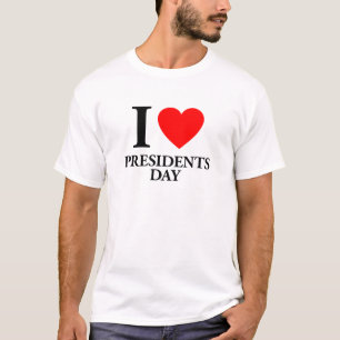 T-shirt J'aime la journée des présidents