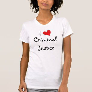 T-shirt J'aime la justice pénale