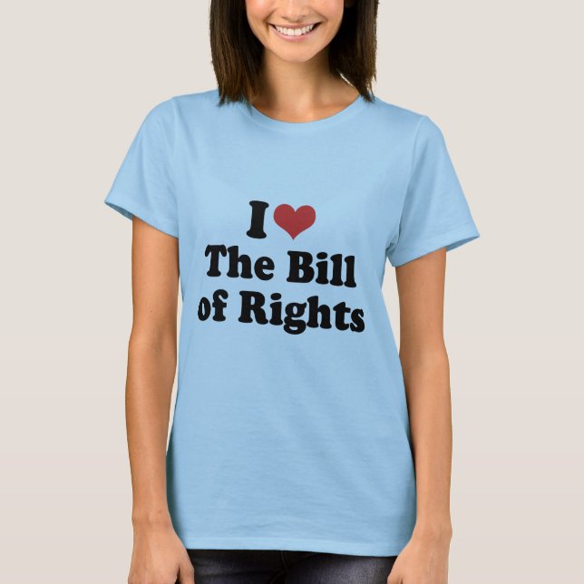T-shirt J'AIME LA LOI DES DROITS - .png (Devant)