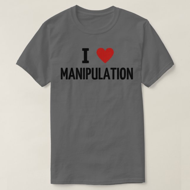 T-shirt j'aime la manipulation (Design devant)