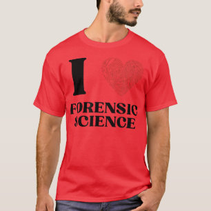 T-shirt J'aime la médecine légaleHommes Femmes Criminologi