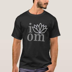 T-shirt J'aime la méditation T centré par chemise de yog