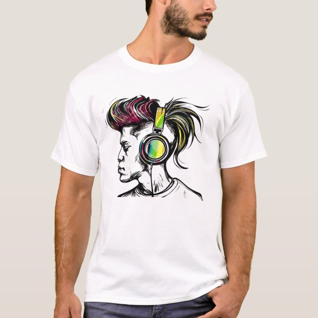 T-shirt J'aime la musique (Devant)